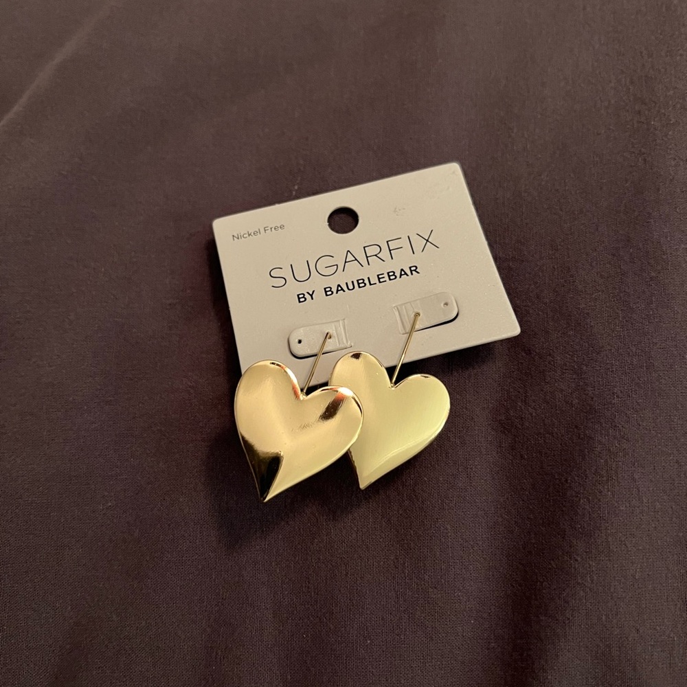 Heart Drop Earrings